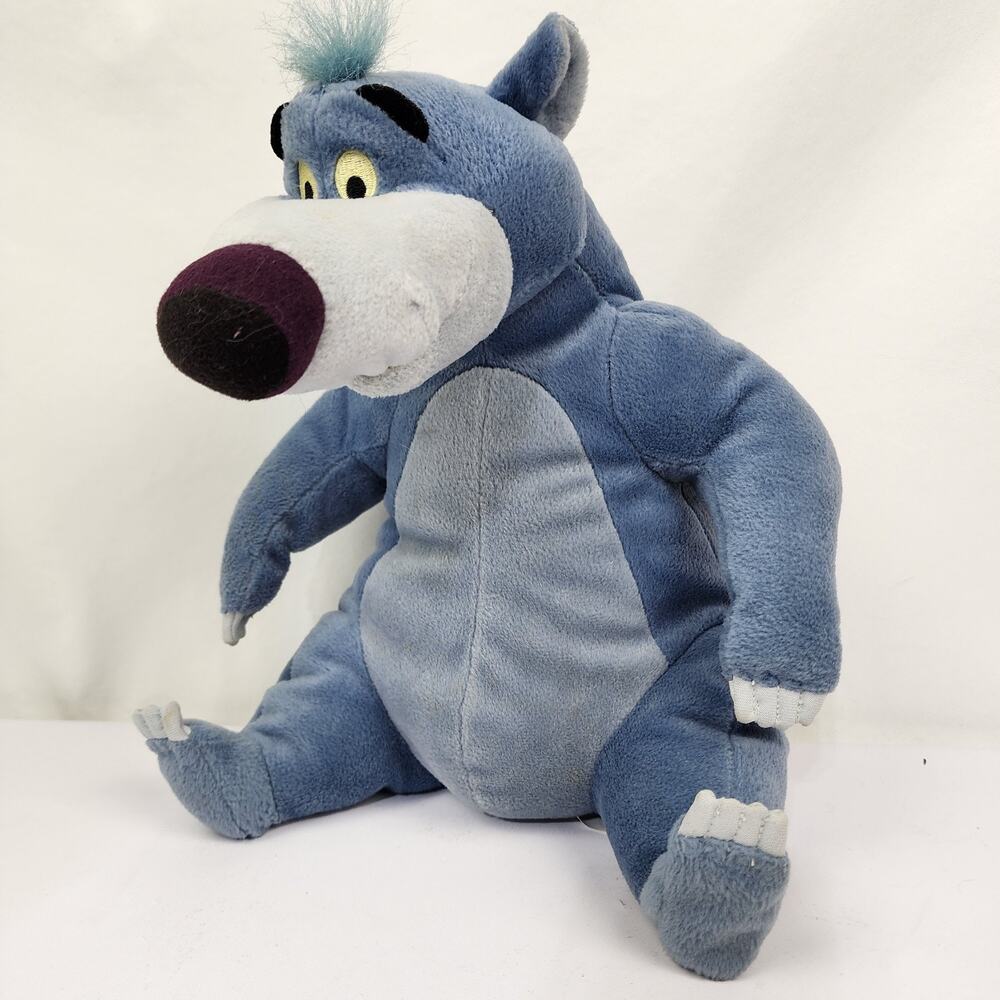 Baloo Be-Boppin Bear 14" Talks & Sings 2002 Disney Jungle Book Hasbro 7407 Works